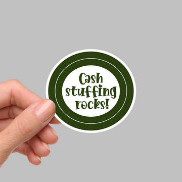 STICKER - CASH STUFFING ROCKS