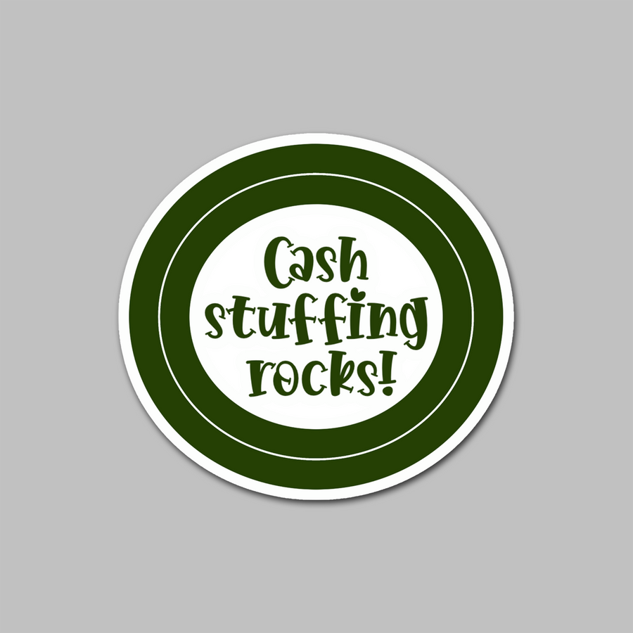 STICKER - CASH STUFFING ROCKS