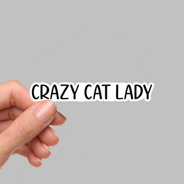 STICKER - CRAZY CAT LADY
