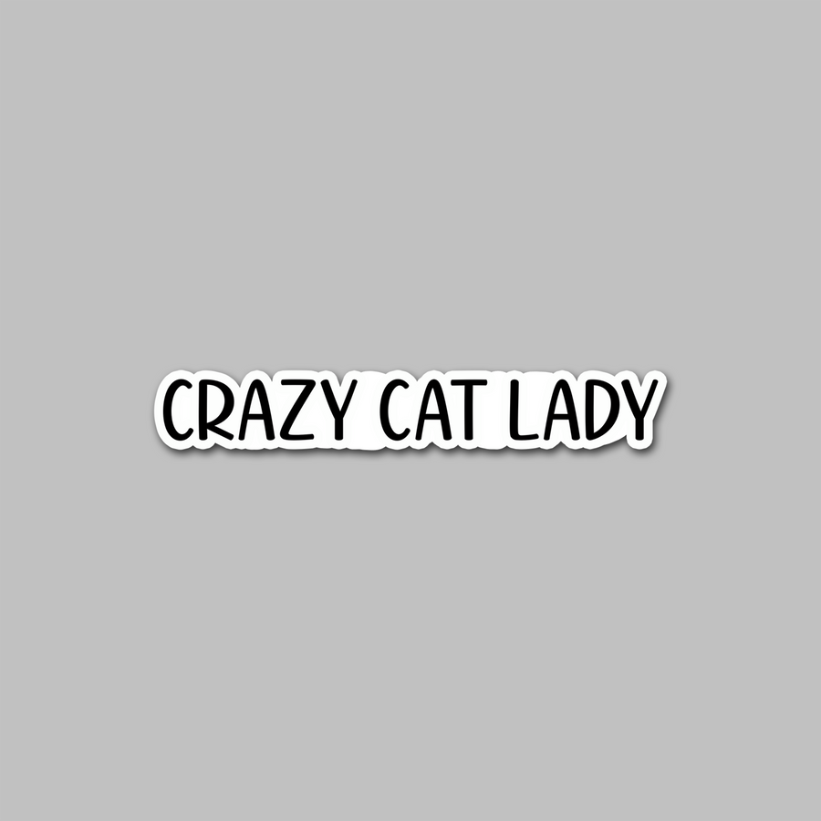 STICKER - CRAZY CAT LADY