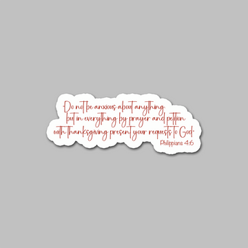 STICKER - DO NOT BE ANXIOUS