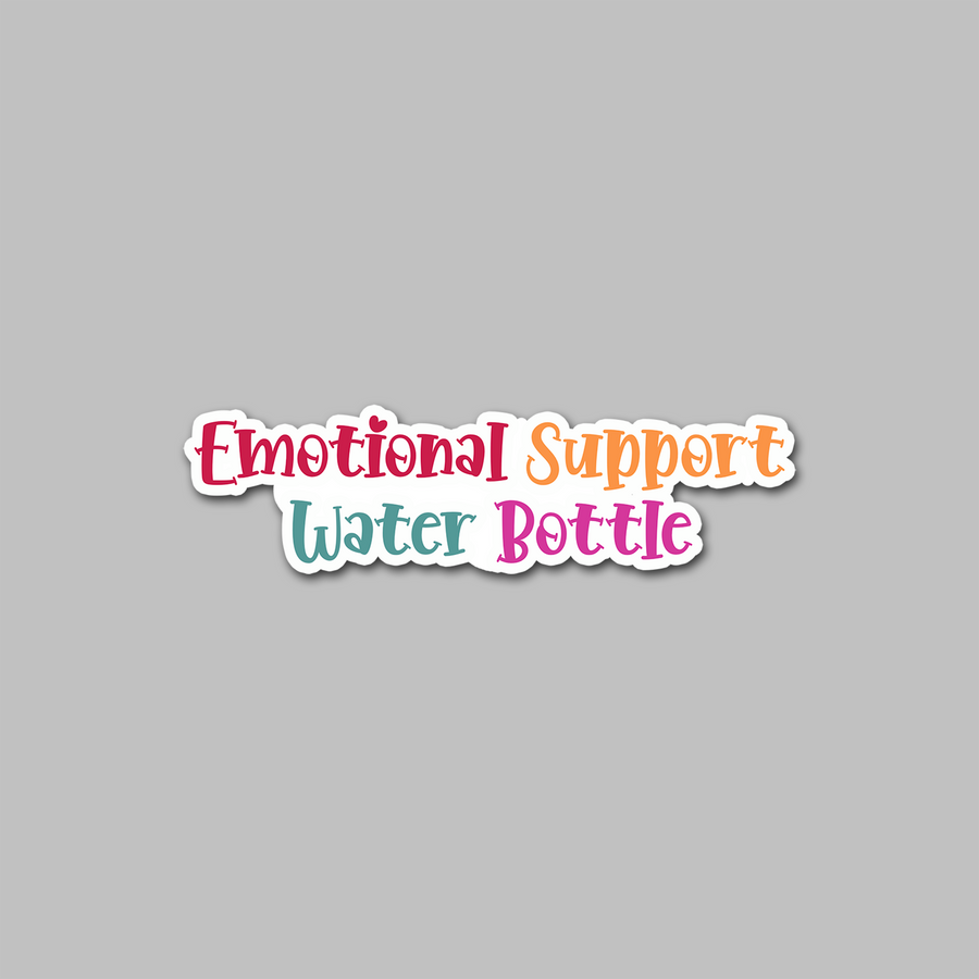 STICKER - EMOTIONAL SUPPORT WATER BOTTLE