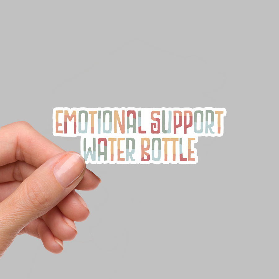 STICKER - EMOTIONAL SUPPORT WATER BOTTLE