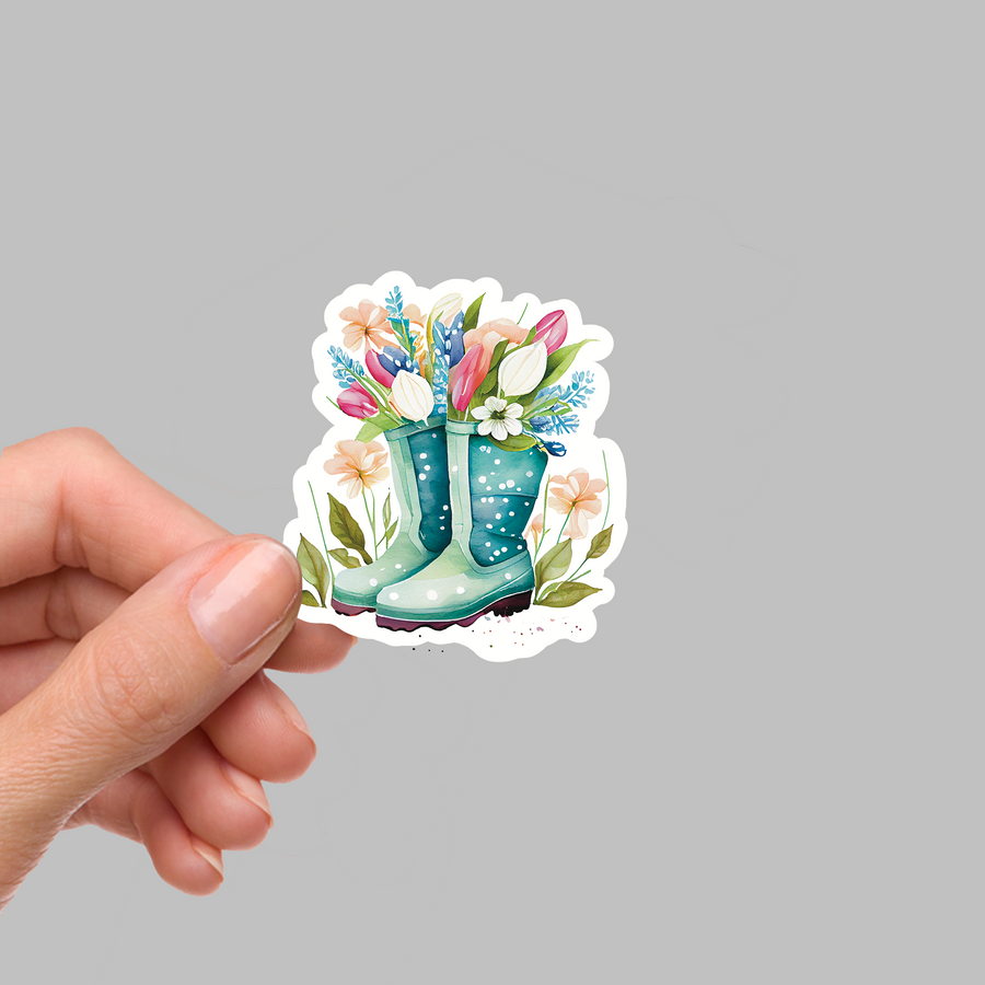 STICKER - FLORALS IN BOOTS