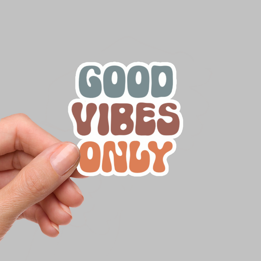 STICKER - GOOD VIBES ONLY