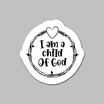 STICKER - I AM A CHILD OF GOD