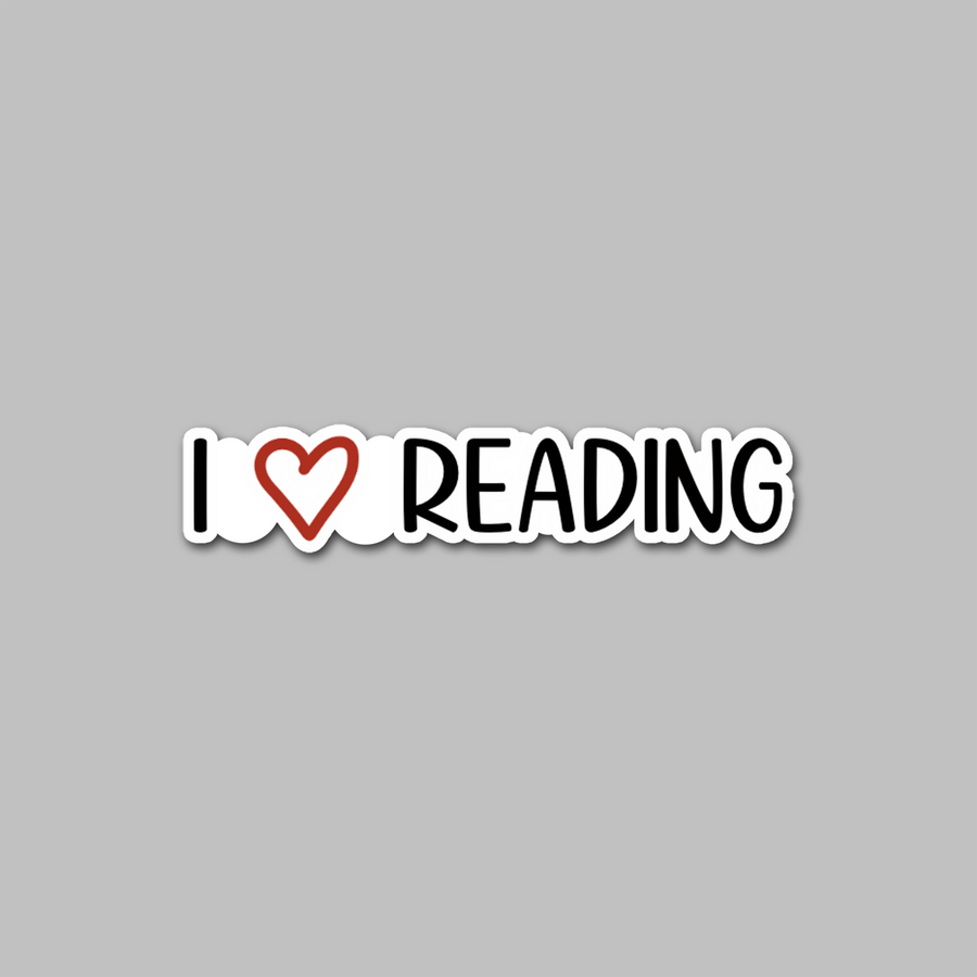 STICKER - I LOVE READING