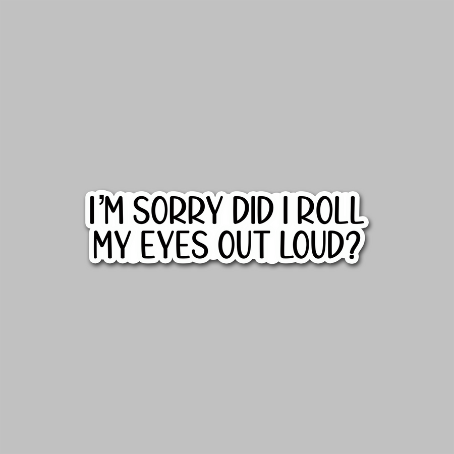 STICKER - I'M SORRY...