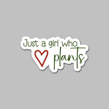 STICKER - JUST A GIRL WHO...