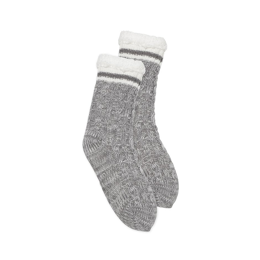 CABLE STRIPE LOUNGE SOCKS