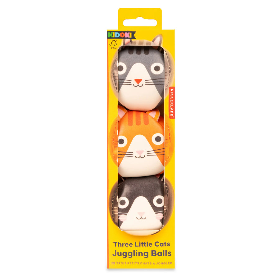 KIDOKI THREE CATS JUGGLING BALLS
