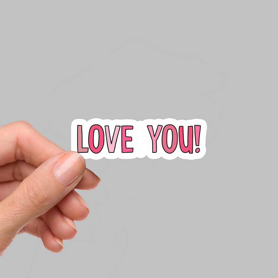 STICKER - LOVE YOU