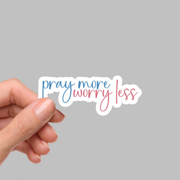 STICKER - PRAY MORE