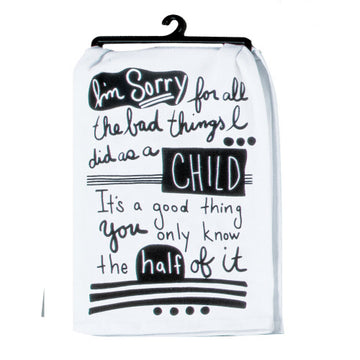 AS A CHILD FLOUR SACK TOWEL