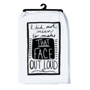 THAT FACE FLOUR SACK TOWEL