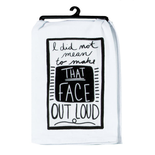 THAT FACE FLOUR SACK TOWEL