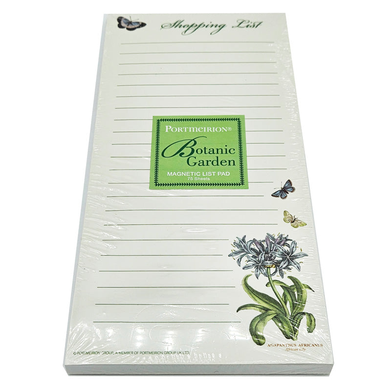BOTANIC GARDEN MAGNETIC SHOPPING LIST