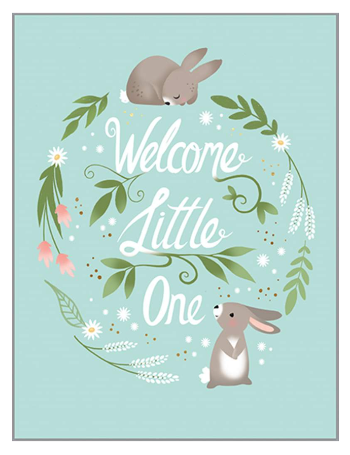 WELCOME LITTLE ONE CARD