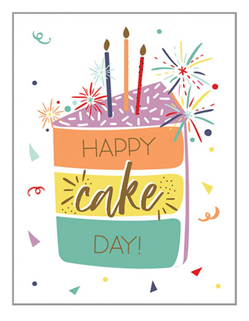 HAPPY CAKE DAY CARD