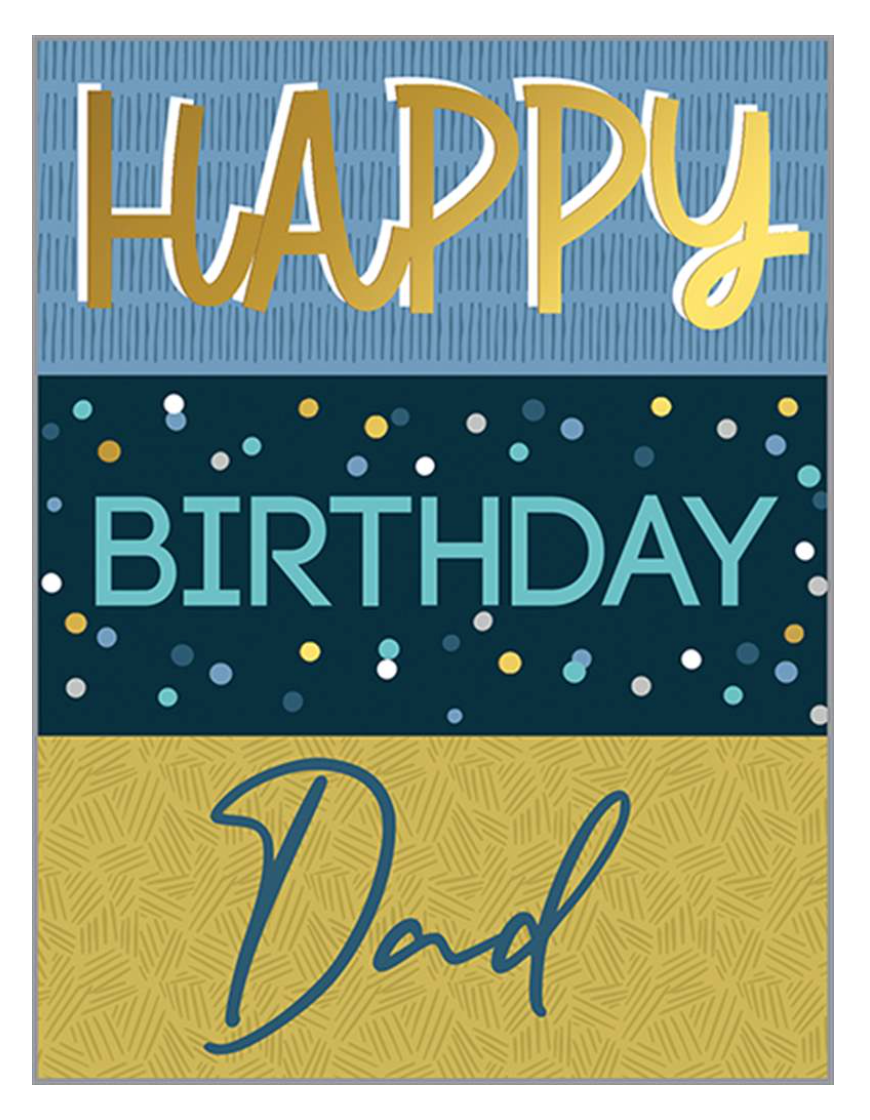 BD-HAPPY BIRTHDAY DAD CARD