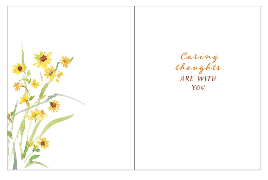 S-WITH HEARTFELT SYMPATHY CARD