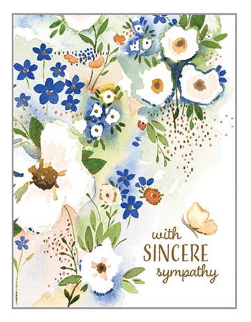 WITH SINCERE SYMPATHY CARD