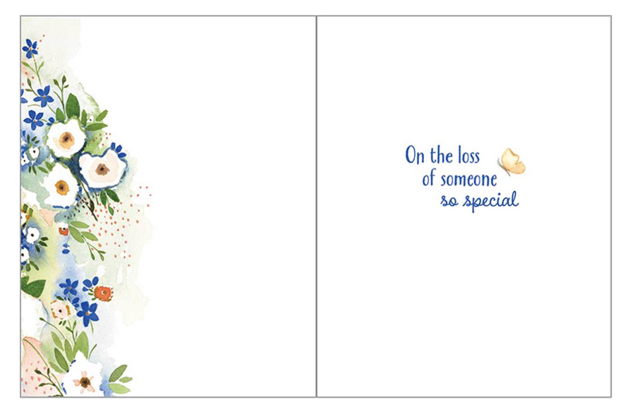 S-WITH SINCERE SYMPATHY CARD