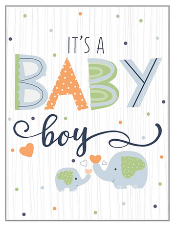 B-IT'S A BABY BOY CARD