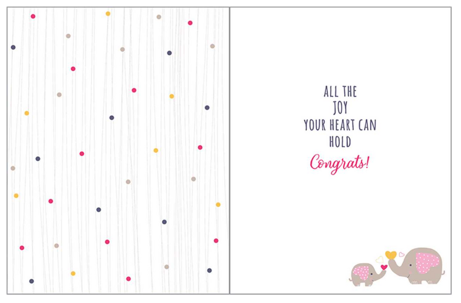 B-IT'S A BABY GIRL CARD
