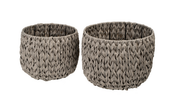 HAWTHORNE STORAGE BASKETS GREY