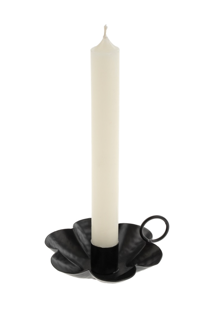 IRON DAISY CANDLE HOLDER