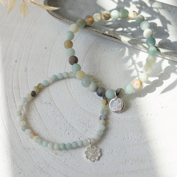 STACKEMUP GOLD/AMAZONITE