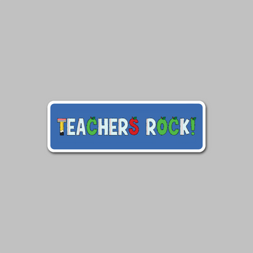 STICKER - TEACHERS ROCK