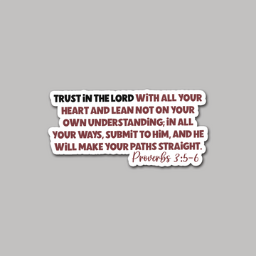 STICKER - TRUST IN THE LORD