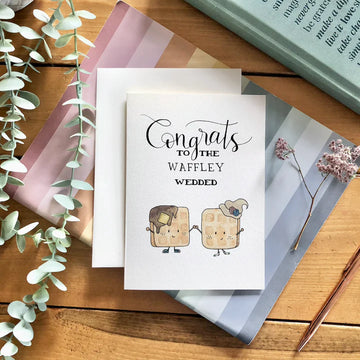 TO THE WAFFLEY WEDDED CARD