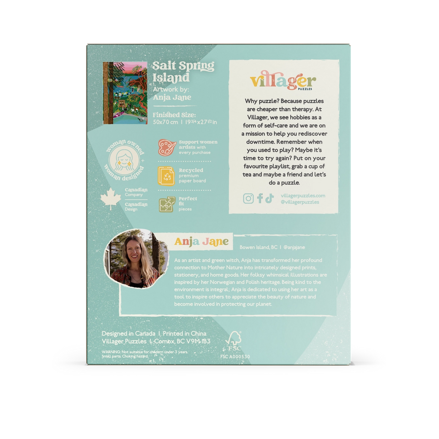SALT SPRING ISLAND PUZZLE