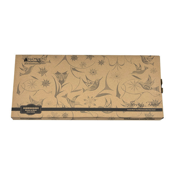 SERVING BOARD - HUMMINGBIRDS