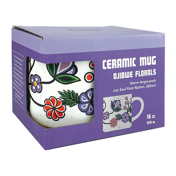 CERAMIC MUG - OJIBWE FLORALS