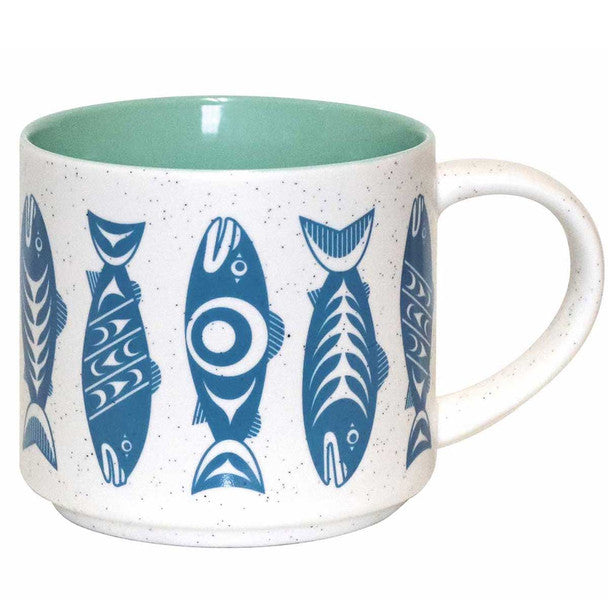 CERAMIC MUG - SALMON IN THE WILD