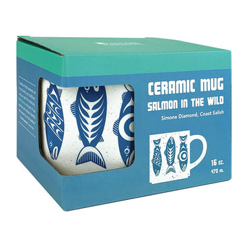 CERAMIC MUG - SALMON IN THE WILD