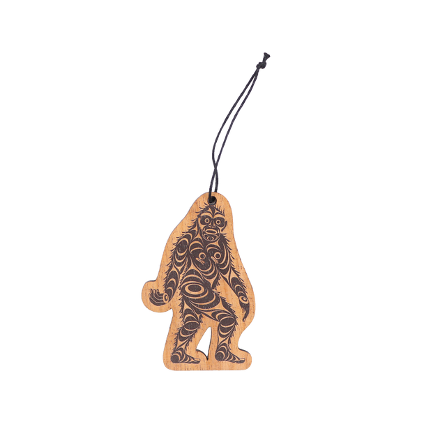WOOD ORNAMENT - SASQUATCH