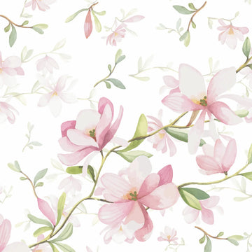LUNCHEON NAPKIN -  PINK FLORAL