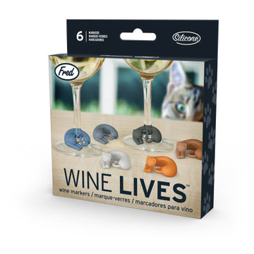 WINE LIVES - CAT DRINK MARKERS