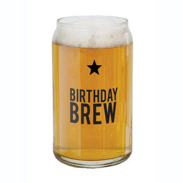 BEER CAN GLASS - BIRTHDAY