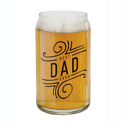 BEER CAN GLASS - BEST DAD