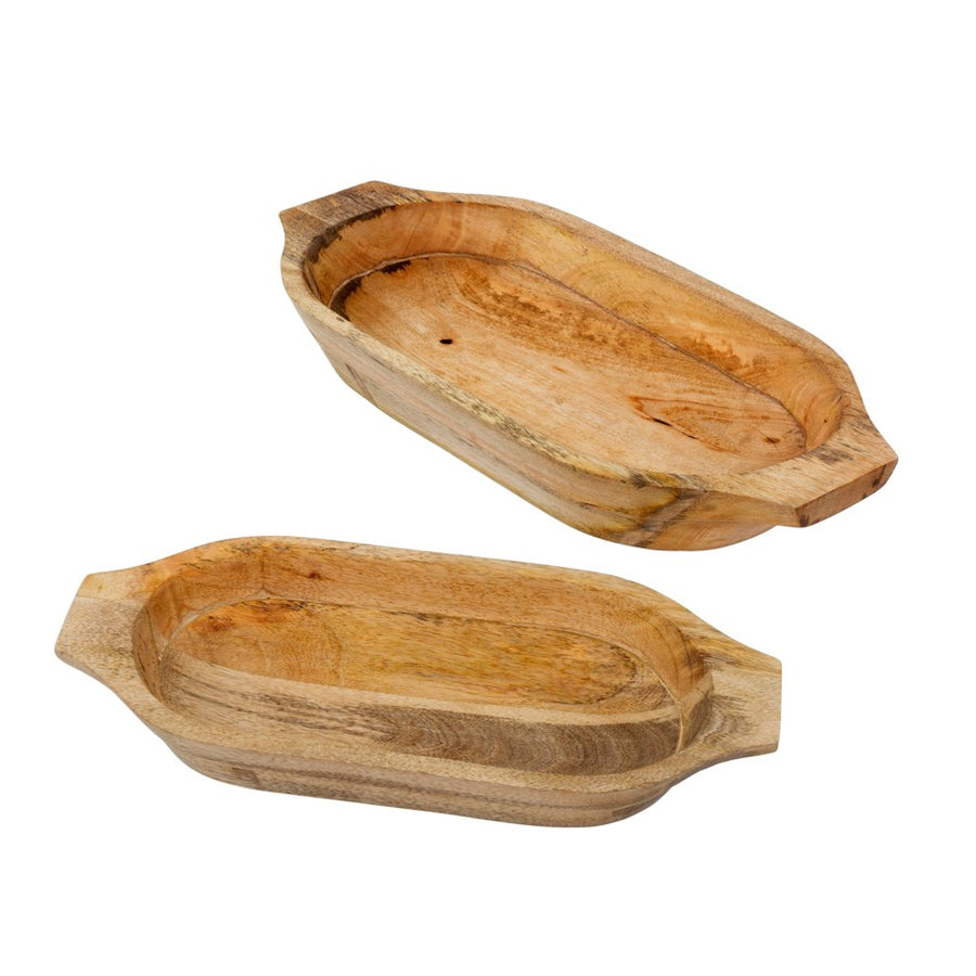 WOODEN DOUGH BOWL