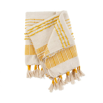 BEACH HOUSE THROW DAFFODIL