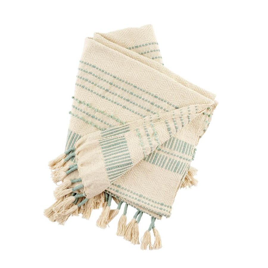 BEACH HOUSE THROW AQUA