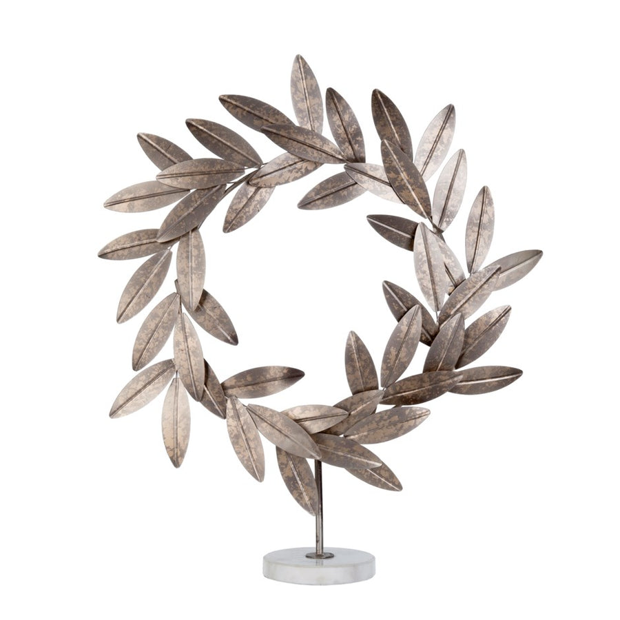 WILLOW WREATH ON STAND