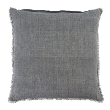 LINA LINEN PILLOW STEEL GREY